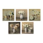 Αγόρασε ΠΙΝΑΚΑΣ ΠΕΝΤΑΠΤΥΧΟ MDF ROMANTIC FLOWERS HM7205.02 75X0