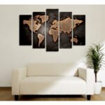 ΠΙΝΑΚΑΣ ΠΕΝΤΑΠΤΥΧΟ ΣΕ ΚΑΜΒΑ HM7331 105X3X70 εκ. - Image 4