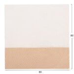 ΠΙΝΑΚΑΣ ΤΕΤΡΑΓΩΝΟΣ ΣΕΙΡΑ SANTORINI HM4519 MDF ΣΕ ΥΠΟΛΕΥΚΟ-ΚΑΦΕ ΧΡΩΜΑ 80x4(πάχος)x80Υεκ. - Image 2