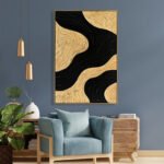 ΠΙΝΑΚΑΣ ΤΟΙΧΟΥ 3D SEDIMENT HM4548.02 ΚΟΡΝΙΖΑ ΜΠΕΖ-ΧΕΙΡΟΠΟΙΗΤΑ ΣΧΕΔΙΑ 62x4,5Χ92Υεκ. - Image 3