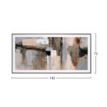 ΠΙΝΑΚΑΣ ΤΟΙΧΟΥ SEDIMENT HM4551 ΜΕ ΚΟΡΝΙΖΑ ΜΑΥΡΗ-ΚΑΜΒΑΣ 142x4.5x72Υεκ - Image 2