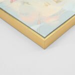 ΠΙΝΑΚΑΣ TOIXOY LEOPAR HM4540 ΜΕ ΚΟΡΝΙΖΑ ΜΠΕΖ-ΚΑΜΒΑΣ ΕΚΤΥΠΩΣΗ 82x4,5x122Υεκ. - Image 4