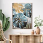 ΠΙΝΑΚΑΣ TOIXOY TROPICO HM4542 ΚΟΡΝΙΖΑ ΜΠΕΖ-ΚΑΜΒΑΣ ΕΚΤΥΠΩΣΗ 62x4,5x82Υεκ. - Image 3