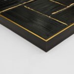 ΠΙΝΑΚΑΣ TOIXOY STELLON HM4550 ΚΟΡΝΙΖΑ ΜΠΕΖ-ΚΑΜΒΑΣ ΜΑΥΡΟΣ-ΧΕΙΡΟΠΟΙΗΤΟΣ 62x4,5x82Υεκ. - Image 4