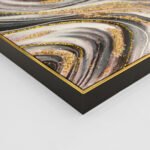 ΠΙΝΑΚΑΣ TOIXOY HM4561 ΜΕ ΚΟΡΝΙΖΑ ΜΠΕΖ-ΚΑΜΒΑΣ ΕΚΤΥΠΩΣΗ ABSTRACT 62x4,5x92Υεκ. - Image 4