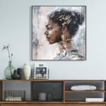 ΠΙΝΑΚΑΣ TOIXOY ΤΕΤΡΑΓΩΝΟΣ MARIP HM4544 ΚΟΡΝΙΖΑ ΜΑΥΡΗ-ΚΑΜΒΑΣ ΕΚΤΥΠΩΣΗ 102x4,5x102Υεκ - Image 3