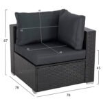 ΠΟΛΥΜΟΡΦΙΚΟ ΣΕΤ ΣΑΛΟΝΙ 7TMX GREN HM6091 ΣΥΝΘ.RATTAN ΑΝΘΡΑΚΙ-ΓΥΑΛΙ ΑΣΦΑΛΕΙΑΣ - Image 2