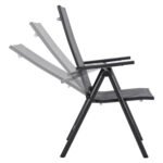 ΠΟΛΥΘΡΟΝΑ ZURI 7ΘΕΣΕΩΝ ΠΤΥΣ/ΝΗ ΜΕΤΑΛΛΙΚΗ ΓΚΡΙ ME ΓΚΡΙ TEXTILENE HM5700.01 55x70x103Y εκ. - Image 4