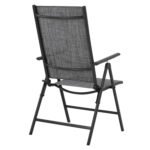 ΠΟΛΥΘΡΟΝΑ ZURI 7ΘΕΣΕΩΝ ΠΤΥΣ/ΝΗ ΜΕΤΑΛΛΙΚΗ ΓΚΡΙ ME ΓΚΡΙ TEXTILENE HM5700.01 55x70x103Y εκ. - Image 5