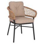 Αγόρασε ΠΟΛΥΘΡΟΝΑ ΑΛΟΥΜΙΝΙΟΥ DARK GREY ΕΠΑΓΓΕΛΜ. RATTAN ΜΑΞΙΛΑΡΙ ΜΠΕΖ HM5863.01 60x56x84 εκ. σε μοναδική τιμή στο clickforshop.gr