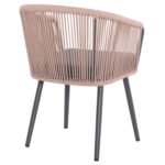 ΠΟΛΥΘΡΟΝΑ ΑΛΟΥΜΙΝΙΟΥ HARRIET HM5548.12 ΑΝΘΡΑΚΙ-ΜΠΕΖ ΣΧΟΙΝΙ 60x62x80,5Υεκ - Image 5