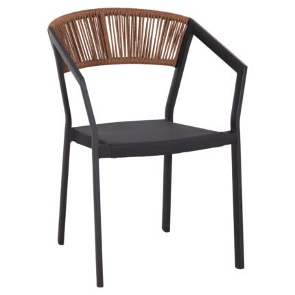 Αγόρασε ΠΟΛΥΘΡΟΝΑ ΑΛΟΥΜΙΝΙΟΥ HM5891.01 ΑΝΘΡΑΚΙ ΣΚΕΛΕΤΟΣ&TEXTLINE-ΜΠΕΖ RATTAN 56