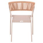 ΠΟΛΥΘΡΟΝΑ ΑΛΟΥΜΙΝΙΟΥ MIRI HM5891.03 ΣΑΜΠΑΝΙΖΕ ΣΚΕΛΕΤΟΣ&TEXTLINE- RATTAN 56x58x80.5Υ εκ. - Image 6