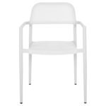 ΠΟΛΥΘΡΟΝΑ ΑΛΟΥΜΙΝΙΟΥ RONNY HM5998.02 ΛΕΥΚΟΣ ΣΚΕΛΕΤΟΣ & ΛΕΥΚΟ TEXTILENE 53x51x80Υεκ. - Image 3