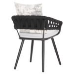 ΠΟΛΥΘΡΟΝΑ ΑΛΟΥΜΙΝΙΟΥ CAMDEN HM6141.01 ΜΑΞΙΛΑΡΙΑ ΕΚΡΟΥ ΜΕ PRINT-ΑΝΘΡΑΚΙ 56x60x72-87Υεκ - Image 5