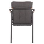 ΠΟΛΥΘΡΟΝΑ ΑΛΟΥΜΙΝΙΟΥ SENTI HM6204.01 ΣΚΕΛΕΤΟΣ & OLEFIN ΣΚΟΥΡΟ ΓΚΡΙ 60x55.5x90Υεκ - Image 6