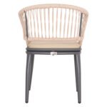 ΠΟΛΥΘΡΟΝΑ ΑΛΟΥΜΙΝΙΟΥ MAGNET HM6287.01 ΣΚΟΥΡΟ ΓΚΡΙ ΜΕ ΚΡΕΜ P.E.ΣΧΟΙΝΙ 59x61x81.5Υεκ - Image 6