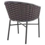 ΠΟΛΥΘΡΟΝΑ ΑΛΟΥΜΙΝΙΟΥ ΜΕ ΑΦΡΩΔΕΣ ΣΧΟΙΝΙ ΑΝΘΡΑΚΙ 60x57x77Υ εκ.HM5859.01 - Image 5