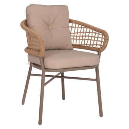 Αγόρασε ΠΟΛΥΘΡΟΝΑ ΑΛΟΥΜΙΝΙΟΥ ΜΟΚΑ ΕΠΑΓΓΕΛΜ. RATTAN & ΜΑΞΙΛΑΡΙ ΜΠΕΖ HM5863.02 60x56x84 εκ. σε μοναδική τιμή στο clickforshop.gr