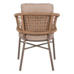 ΠΟΛΥΘΡΟΝΑ ΑΛΟΥΜΙΝΙΟΥ ΜΟΚΑ ΕΠΑΓΓΕΛΜ. RATTAN & ΜΑΞΙΛΑΡΙ ΜΠΕΖ HM5863.02 60x56x84Y εκ. - Image 6