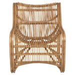 ΠΟΛΥΘΡΟΝΑ ΑΠΟ RATTAN HM5995 ΣΕ ΦΥΣΙΚΗ ΑΠΟΧΡΩΣΗ 71x85x86Υ εκ. - Image 3