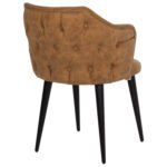 ΠΟΛΥΘΡΟΝΑ ΕΠΑΓΓΕΛΜΑΤΙΚΗ THERESA HM9263.19 Τ.NUBUCK ΧΡΥΣΗ ΞΥΛΙΝΗ 56x60x84Υεκ. - Image 5