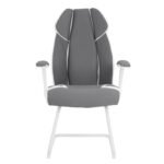 ΠΟΛΥΘΡΟΝΑ ZAHARA HM1102 ΣΕ ΓΚΡΙ ΧΡΩΜΑ 63x64x107cm - Image 3