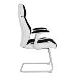 ΠΟΛΥΘΡΟΝΑ ZAHARA HM1102.02 ΣΕ ΧΡΩΜΑ ΜΑΥΡΟ ΜΕ ΑΣΠΡΟ 66,5x63x108cm - Image 4