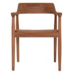 ΠΟΛΥΘΡΟΝΑ ΕΞΩΤΕΡΙΚΟΥ ΧΩΡΟΥ FREM HM18107 ΞΥΛΟ TEAK-ΦΥΣΙΚΟ ΧΡΩΜΑ 59x54.5x76Υεκ. - Image 3