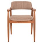 ΠΟΛΥΘΡΟΝΑ JAMES HM18259 TEAK WOOD ΜΕ ΣΑΜΠΑΝΙ ΥΦΑΣΜΑ 57x52x76Υεκ. - Image 3