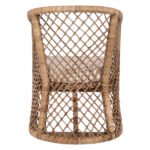 ΠΟΛΥΘΡΟΝΑ MPIKO HM5990 RATTAN ΦΥΣΙΚΟ-ΜΑΞΙΛΑΡΙ ΕΚΡΟΥ 64x68x87Υ εκ. - Image 6
