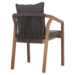 ΠΟΛΥΘΡΟΝΑ CONTREL HM6244.02 ΞΥΛΟ ΑΚΑΚΙΑΣ ΦΥΣΙΚΟ-ΣΧΟΙΝΙ & ΜΑΞΙΛΑΡΙΑ ΓΚΡΙ 58x60x74Υεκ. - Image 5