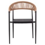 ΠΟΛΥΘΡΟΝΑ BERG HM6284.02 ΑΛΟΥΜΙΝΙΟ & TEXTILENE ΣΚΟΥΡΟ ΓΚΡΙ--P.E.TWISTED RATTAN 55x56x79Υεκ - Image 3