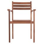 ΠΟΛΥΘΡΟΝΑ KEMPO HM6358 ΞΥΛΟ TEAK ΣΕ ΦΥΣΙΚΟ--58x58,5x88Υεκ. - Image 3