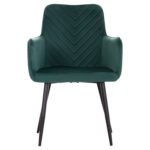 ΠΟΛΥΘΡΟΝΑ LATRELL HM8582.03 ΚΥΠΑΡΙΣΣΙ ΒΕΛΟΥΔΟ & ΜΑΥΡΑ ΜΕΤΑΛΛΙΚΑ ΠΟΔΙΑ 54x57x84Yεκ. - Image 3