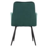 ΠΟΛΥΘΡΟΝΑ LATRELL HM8582.03 ΚΥΠΑΡΙΣΣΙ ΒΕΛΟΥΔΟ & ΜΑΥΡΑ ΜΕΤΑΛΛΙΚΑ ΠΟΔΙΑ 54x57x84Yεκ. - Image 6