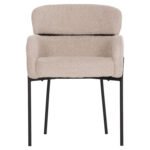 ΠΟΛΥΘΡΟΝΑ WOLF HM8583.02 ΕΚΡΟΥ ΥΦΑΣΜΑ ΜΠΟΥΚΛΕ ΜΕ ΜΕΤΑΛΛΙΚΑ ΠΟΔΙΑ 56x62x80Yεκ. - Image 3