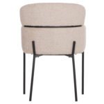 ΠΟΛΥΘΡΟΝΑ WOLF HM8583.02 ΕΚΡΟΥ ΥΦΑΣΜΑ ΜΠΟΥΚΛΕ ΜΕ ΜΕΤΑΛΛΙΚΑ ΠΟΔΙΑ 56x62x80Yεκ. - Image 6