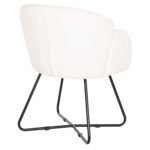 ΠΟΛΥΘΡΟΝΑ HARNIS HM9603.06 ΕΚΡΟΥ ΜΠΟΥΚΛΕ-ΜΑΥΡΑ ΜΕΤΑΛ.ΠΟΔΙΑ ΧΙΑΣΤΙ 59,5x64x77Υεκ - Image 5