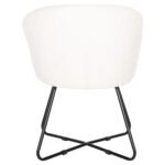 ΠΟΛΥΘΡΟΝΑ HARNIS HM9603.06 ΕΚΡΟΥ ΜΠΟΥΚΛΕ-ΜΑΥΡΑ ΜΕΤΑΛ.ΠΟΔΙΑ ΧΙΑΣΤΙ 59,5x64x77Υεκ - Image 6