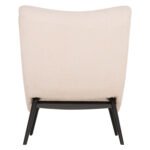 ΠΟΛΥΘΡΟΝΑ BRYM HM9605.06 ΕΚΡΟΥ ΜΠΟΥΚΛΕ ΥΦΑΣΜΑ-ΜΑΥΡΑ ΞΥΛΙΝΑ ΠΟΔΙΑ 97x80x100Υ εκ. - Image 6