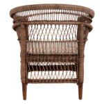 ΠΟΛΥΘΡΟΝΑ MALAWI HM9635.01 ΞΥΛΟ ΜΑΟΝΙ & RATTAN--Β'ΔΙΑΛΟΓΗΣ 80x70x86Υεκ. - Image 6