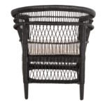 ΠΟΛΥΘΡΟΝΑ MALAWI HM9635.03 ΞΥΛΟ ΜΑΟΝΙ ΜΕ RATTAN ΜΑΥΡΟ--Β'ΔΙΑΛΟΓΗΣ 80x70x86Υεκ. - Image 6