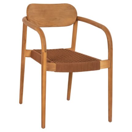 Αγόρασε ΠΟΛΥΘΡΟΝΑ OSLO HM9636.01 ΞΥΛΟ TEAK ΦΥΣΙΚΟ & ΚΑΦΕ ΣΧΟΙΝΙ 55x54x80Y εκ. σε μοναδική τιμή στο clickforshop.gr