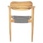 ΠΟΛΥΘΡΟΝΑ OSLO HM9636.08 ΞΥΛΟ TEAK ΦΥΣΙΚΟ & ΓΚΡΙ ΣΧΟΙΝΙ 55x54x80Yεκ. - Image 6