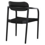 ΠΟΛΥΘΡΟΝΑ OSLO HM9636.12 ΞΥΛΟ TEAK ΜΑΥΡΟ & ΜΑΥΡΟ ΣΧΟΙΝΙ 55x54x80Yεκ. - Image 5