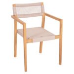 Αγόρασε ΠΟΛΥΘΡΟΝΑ CHARLOTTE HM9637.07 ΞΥΛΟ TEAK ΦΥΣΙΚΟ & ΜΠΕΖ ΣΧΟΙΝΙ 58x61x81Yεκ. σε μοναδική τιμή στο clickforshop.gr