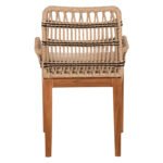 ΠΟΛΥΘΡΟΝΑ STARDOM HM9760.02 ΞΥΛΟ ΤΕΑΚ ΚΑΙ ΣΧΟΙΝΙ ΦΥΣΙΚΟ ΜΕ ΑΝΘΡΑΚΙ 57x65x83Yεκ. - Image 6