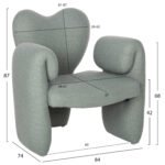 ΠΟΛΥΘΡΟΝΑ HARTT HM9777.07 ΦΥΣΤΙΚΙ TEDDY ΥΦΑΣΜΑ 84x74x87Yεκ. - Image 2