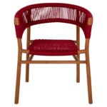 ΠΟΛΥΘΡΟΝΑ IRVING HM9797 ΞΥΛΟ ΤΕΑΚ ΣΕ ΦΥΣΙΚΟ ΧΡΩΜΑ ΜΕ ΜΠΟΡΝΤΟ ΣΧΟΙΝΙ 60x55x75Yεκ. - Image 3